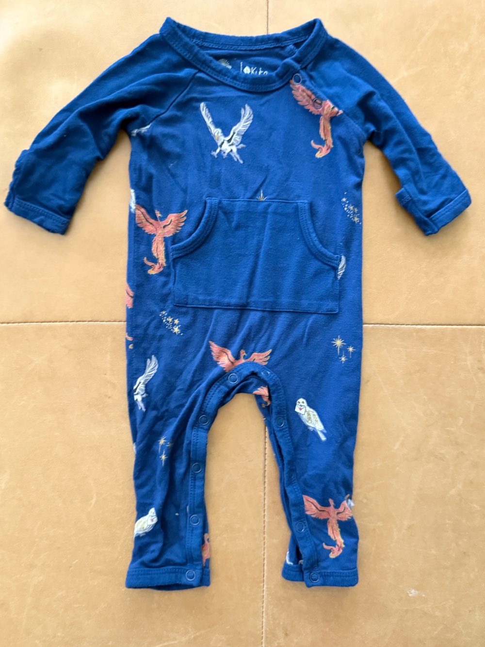 Kyte Baby Viscose Bamboo Harry Potter Flight Jumpsuit Newborn